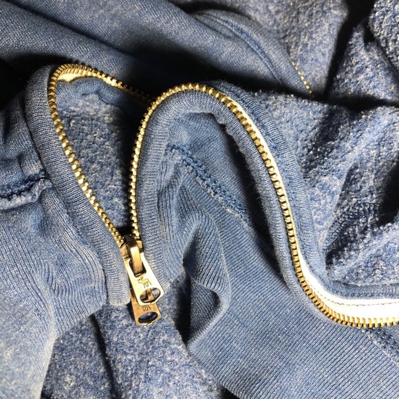 Abercrombie kids blue zip-up hoodie, L - Picture 4 of 6